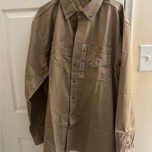 Carhartt force sun defender button down shirt